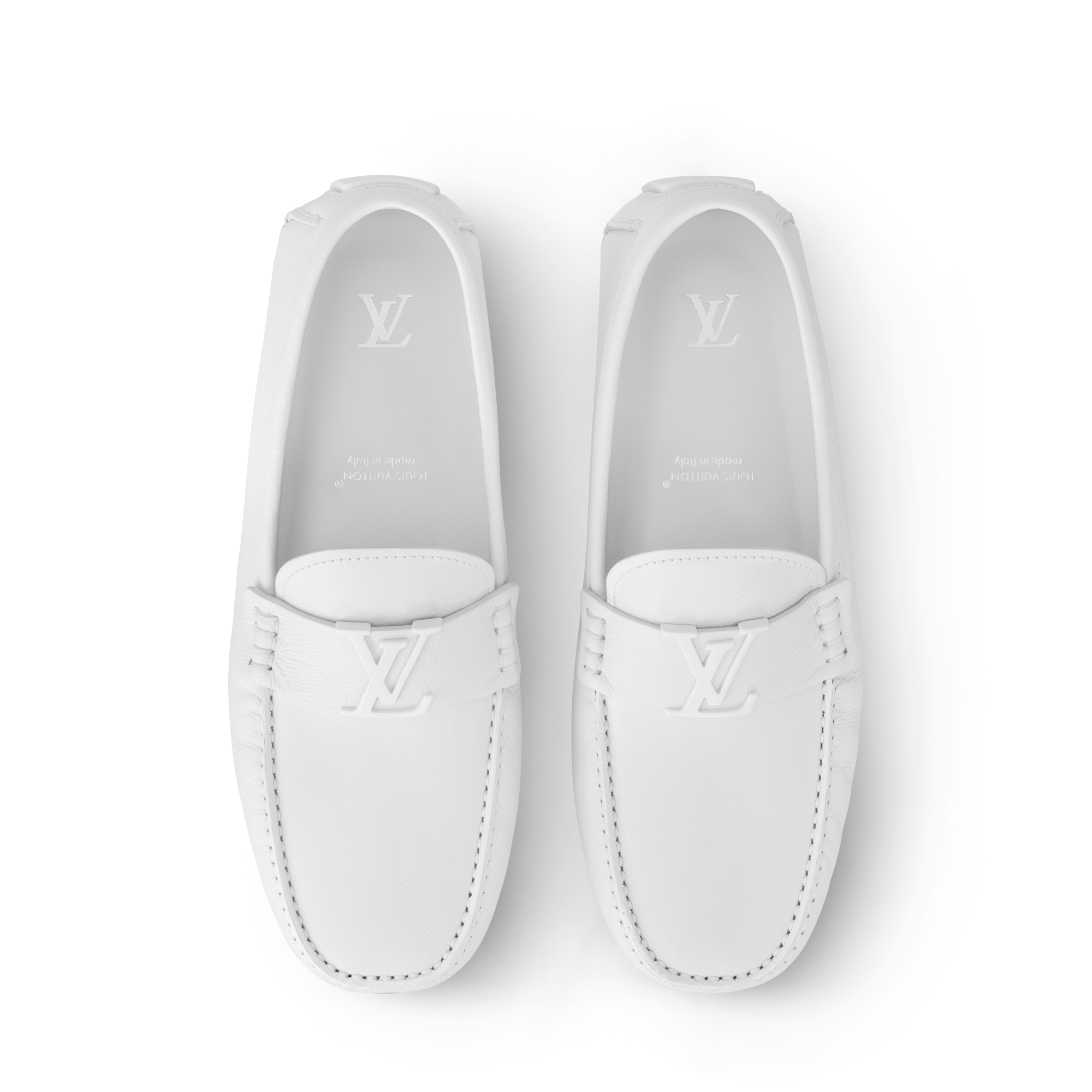 LV Monza Taïga Moccasins - Luxury White | LOUIS VUITTON